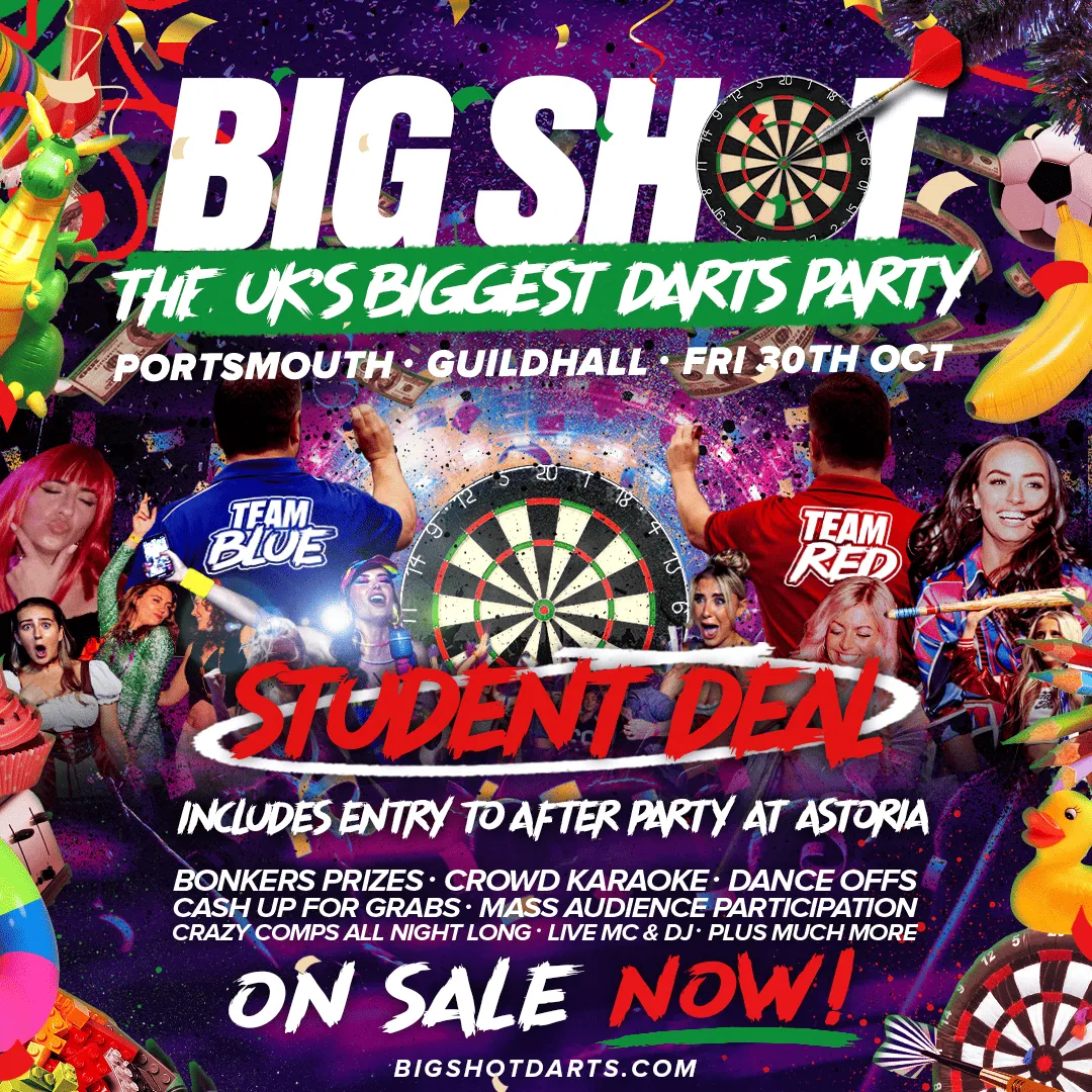 Darts Party Freshers Special –  INCLUDES ENTRY TO ASTORIA AFTER PARTY